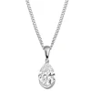 Beaverbrooks 9ct White Gold Cubic Zirconia Pendant