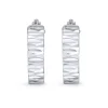 Beaverbrooks 9ct White Gold Hoop Earrings