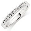 Beaverbrooks 18ct White Gold Diamond 2.75mm Wedding Ring