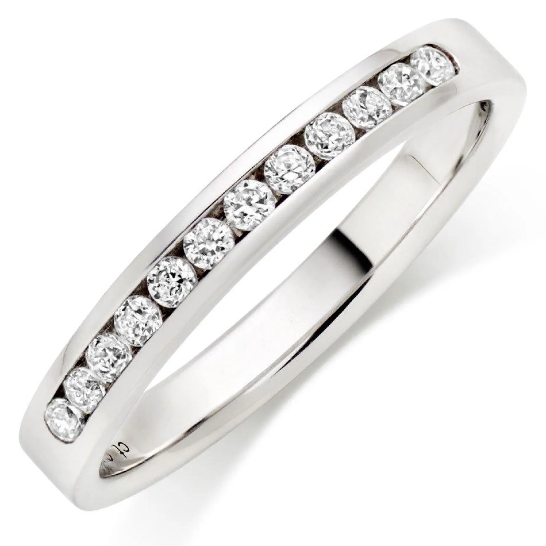 Beaverbrooks 18ct White Gold Diamond 2.75mm Wedding Ring