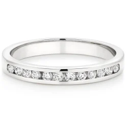 Beaverbrooks 18ct White Gold Diamond 2.75mm Wedding Ring
