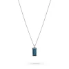 Beaverbrooks 18ct White Gold Diamond Topaz Necklace