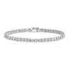 Beaverbrooks 18ct White Gold Diamond Tennis Bracelet