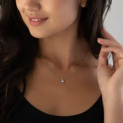 Beaverbrooks 9ct White Gold Diamond Pendant