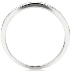 Beaverbrooks 18ct White Gold Diamond 3mm Half Eternity Ring