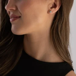 Beaverbrooks 9ct White Gold Diamond Stud Earrings
