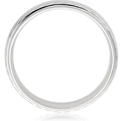 Beaverbrooks 9ct White Gold 6mm Men’s Wedding Ring