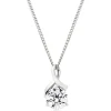 Beaverbrooks 9ct White Gold Cubic Zirconia Pendant