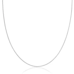 Beaverbrooks 9ct White Gold Curb Chain