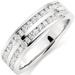 Beaverbrooks 18ct White Gold Diamond 5.5mm Eternity Ring