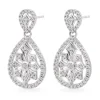 Beaverbrooks 9ct White Gold Diamond Cluster Earrings