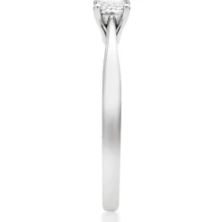 Beaverbrooks 9ct White Gold Diamond Princess Cut Solitaire Ring