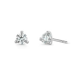 Beaverbrooks 9ct White Gold Diamond Stud Earrings