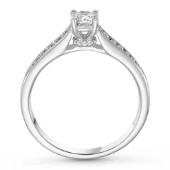 Beaverbrooks 9ct White Gold Diamond Solitaire Engagement Ring