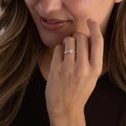 Beaverbrooks 18ct White Gold Diamond Solitaire Ring