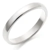 Beaverbrooks 9ct White Gold 2.5mm Court Wedding Ring