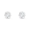 Beaverbrooks 9ct White Gold Cubic Zirconia Stud Earrings