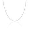 Beaverbrooks 9ct White Gold Spiga Chain