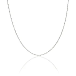 Beaverbrooks 9ct White Gold Spiga Chain