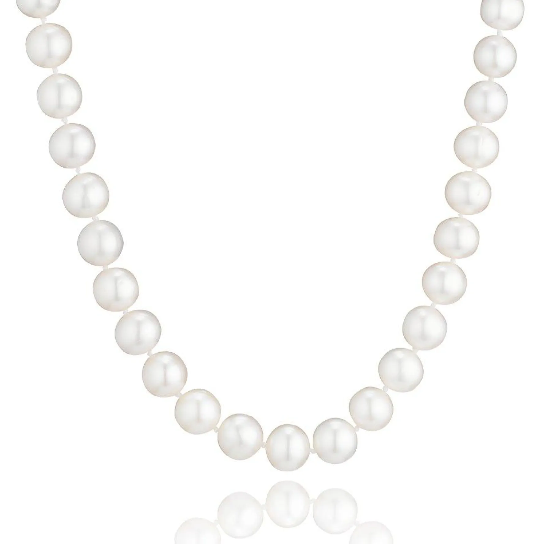 Beaverbrooks 9ct White Gold Freshwater Cultured Pearl Necklace