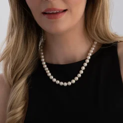 Beaverbrooks 9ct White Gold Freshwater Cultured Pearl Necklace