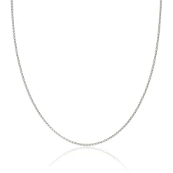 Beaverbrooks 18ct White Gold Spiga Chain