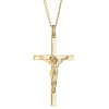 Beaverbrooks 9ct Yellow Gold Crucifix Pendant