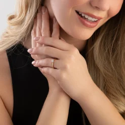 Beaverbrooks 18ct Yellow Gold Diamond Solitaire Ring