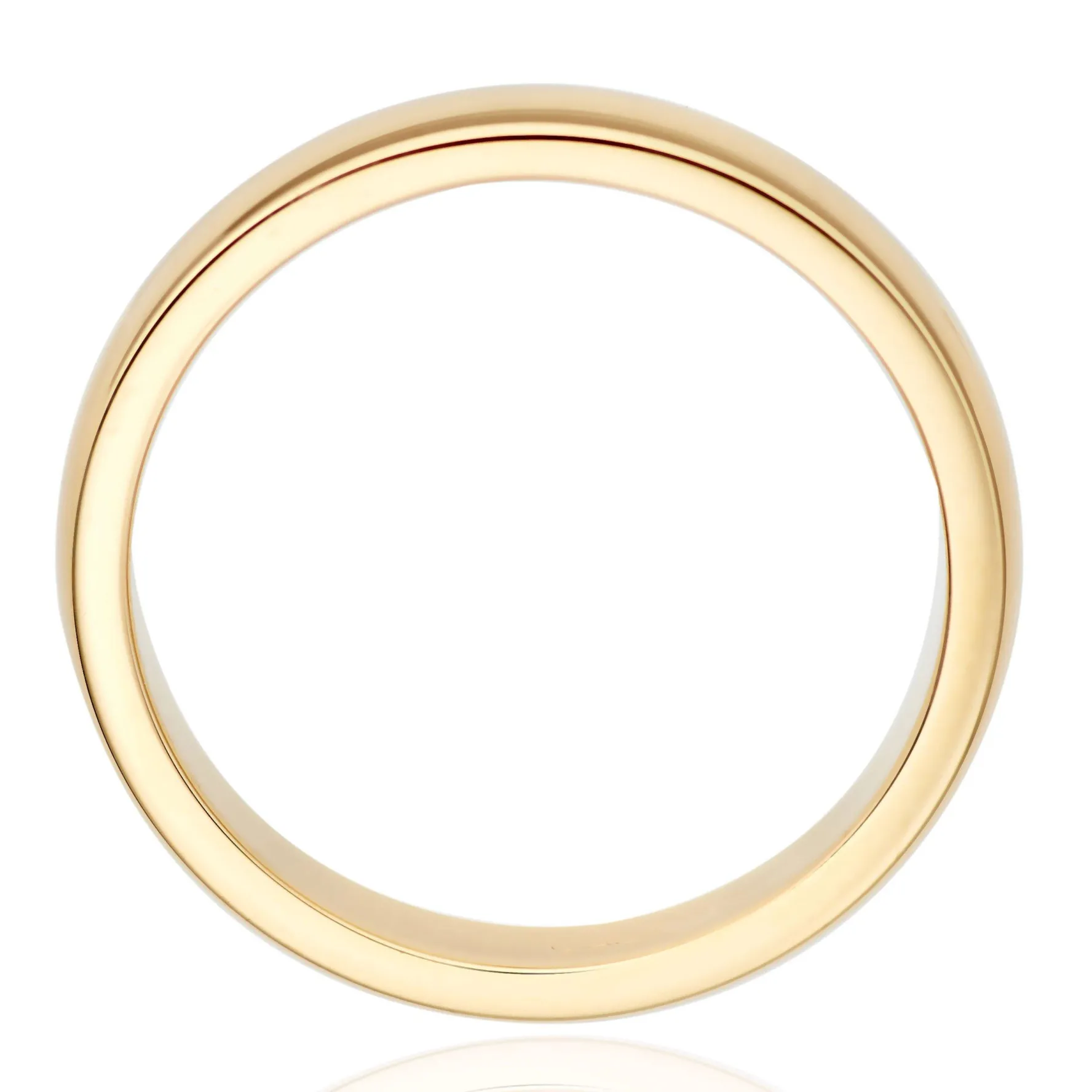 Beaverbrooks 18ct Yellow Gold Court Wedding Ring