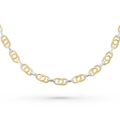 Beaverbrooks 9ct Yellow Gold and White Gold Bracelet