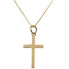 Beaverbrooks 9ct Yellow Gold Cross Pendant