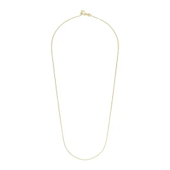 Beaverbrooks 9ct yellow Gold Adjustable Spiga Necklace