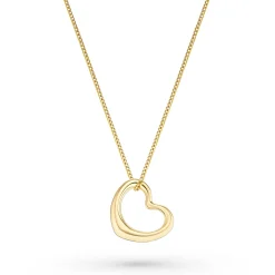 Beaverbrooks 9ct Yellow Gold Heart Pendant