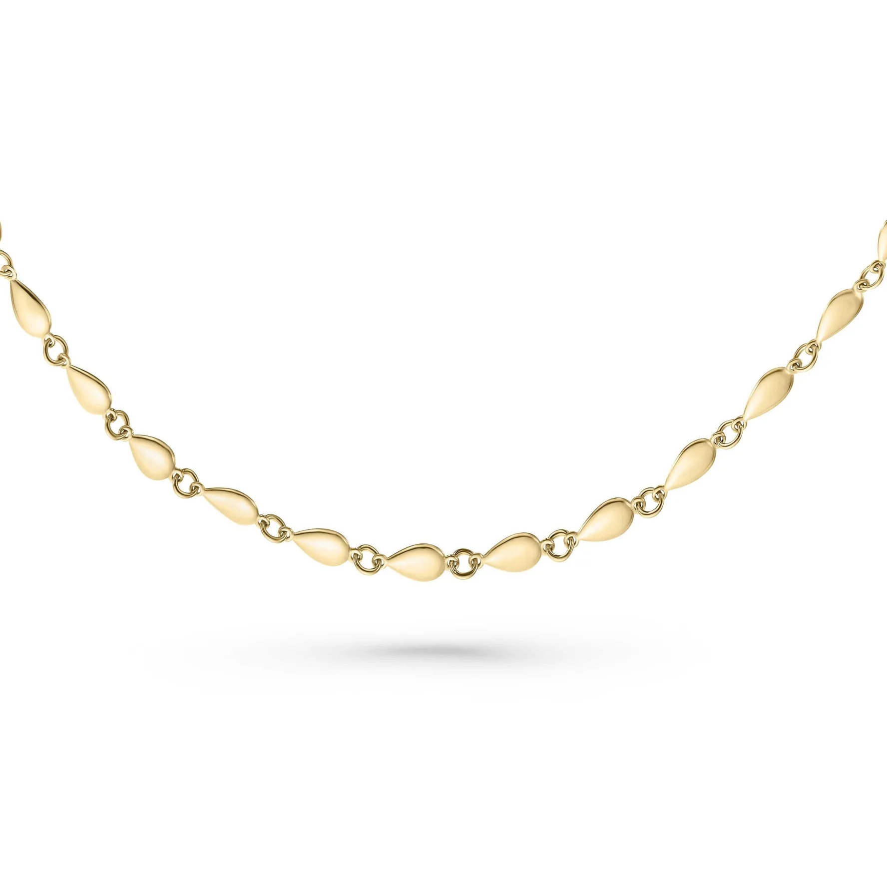 Beaverbrooks 9ct Yellow Gold Fancy Pear Bracelet