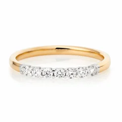Beaverbrooks 9ct Yellow Gold Diamond 2mm Wedding Ring