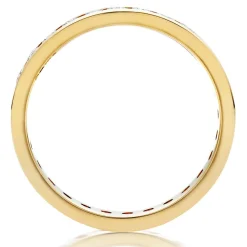 Beaverbrooks 18ct Yellow Gold Diamond 3mm Full Eternity Ring