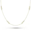 Beaverbrooks 9ct Yellow Gold Infinity Necklace