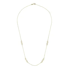 Beaverbrooks 9ct Yellow Gold Infinity Necklace