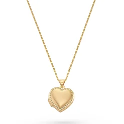 Beaverbrooks 9ct Yellow Gold Heart Locket