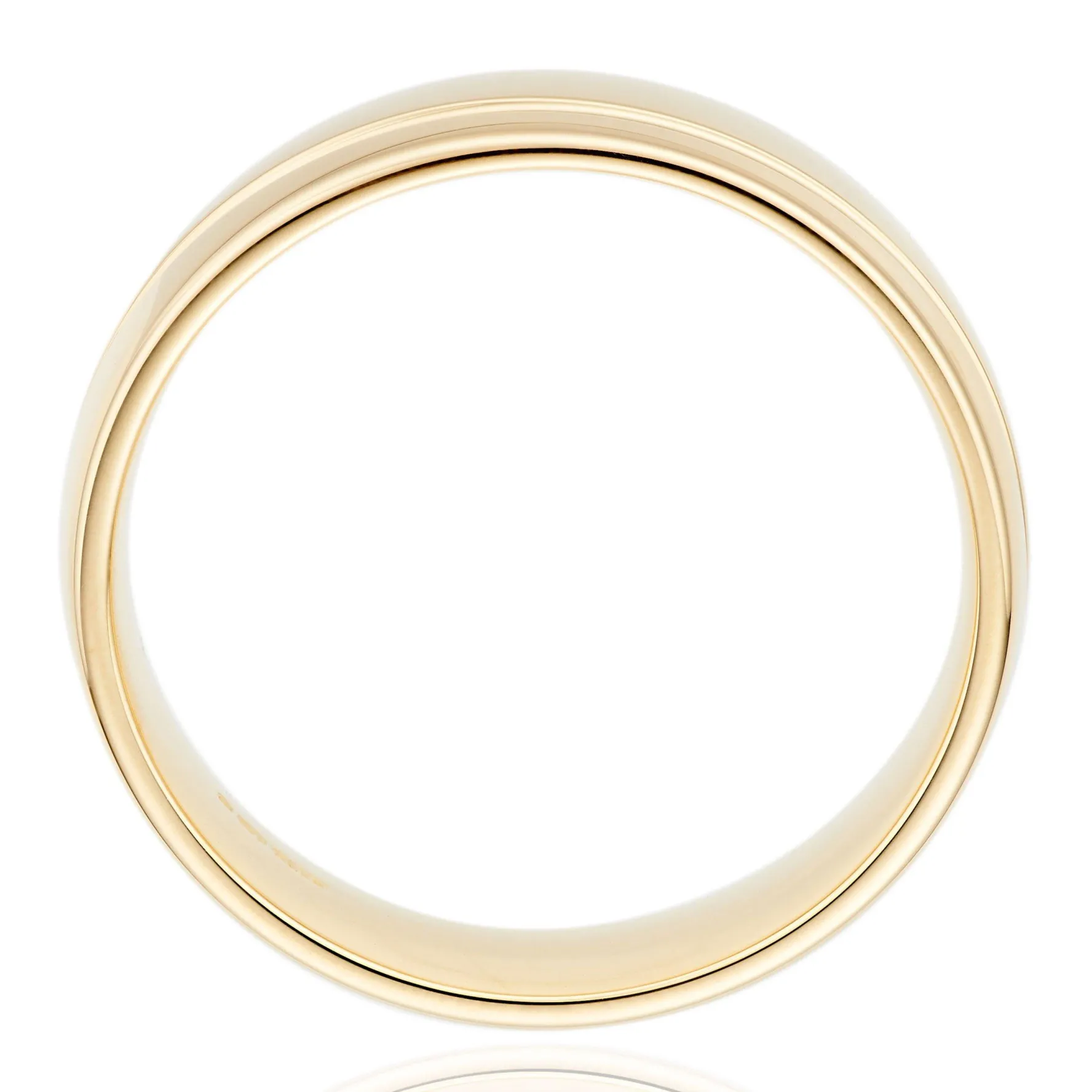 Beaverbrooks 18ct Yellow Gold 6mm Men’s Wedding Ring