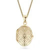 Beaverbrooks 9ct Yellow Gold Locket Pendant