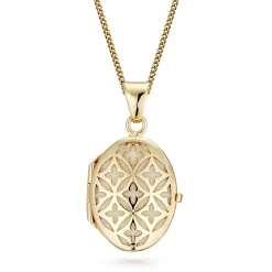 Beaverbrooks 9ct Yellow Gold Locket Pendant