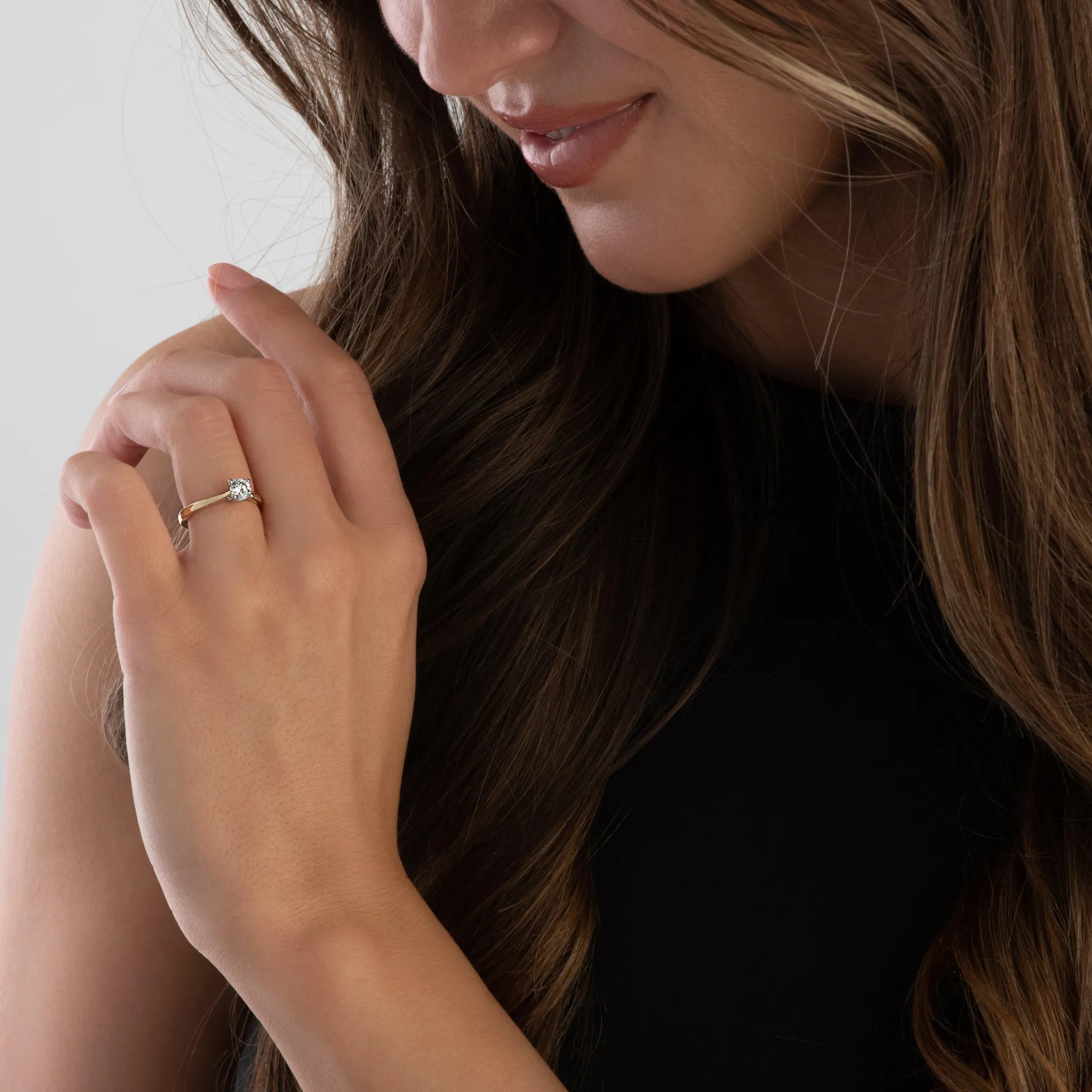 Beaverbrooks 18ct Yellow Gold Diamond Solitaire Engagement Ring