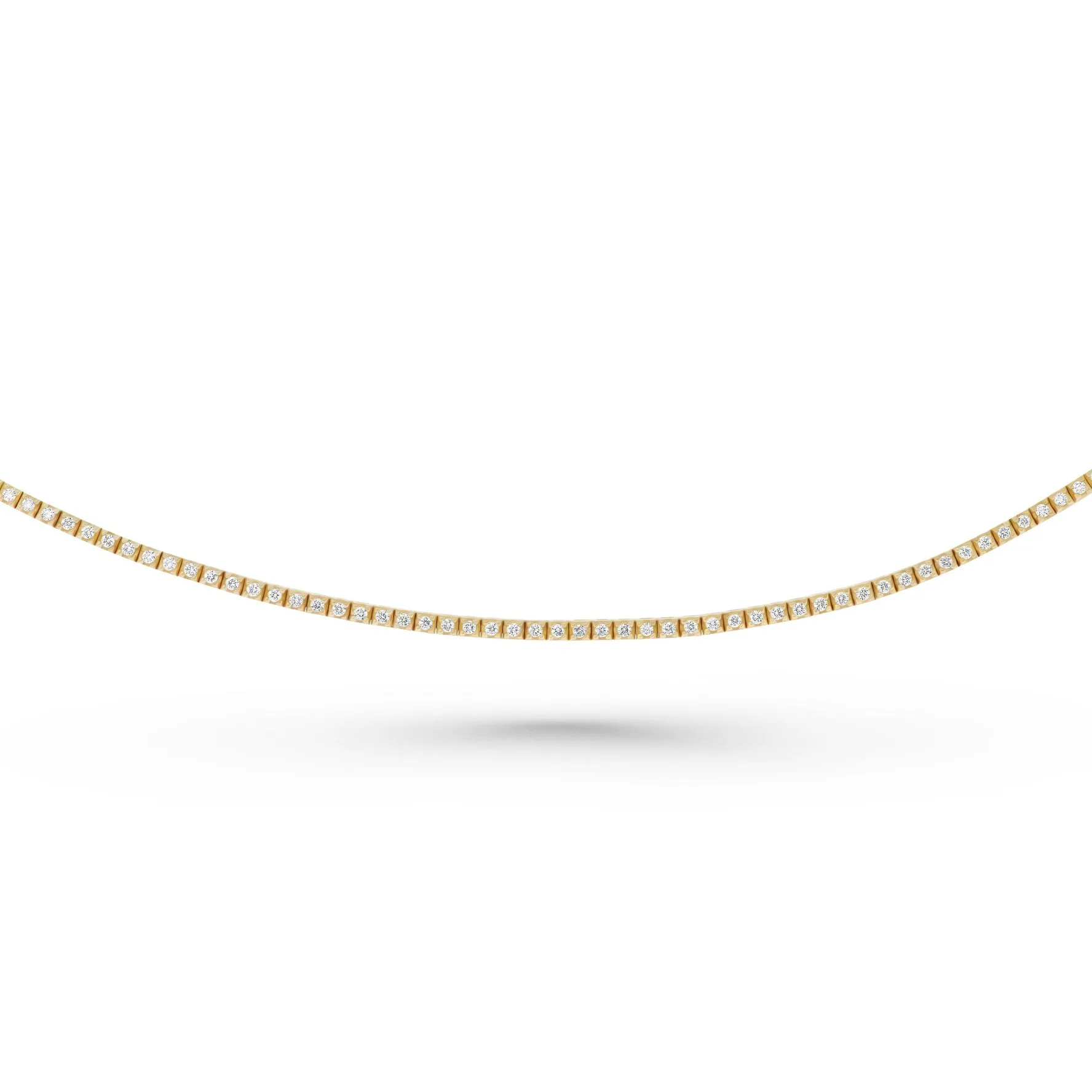 Beaverbrooks 9ct Yellow Gold Diamond Tennis Bracelet