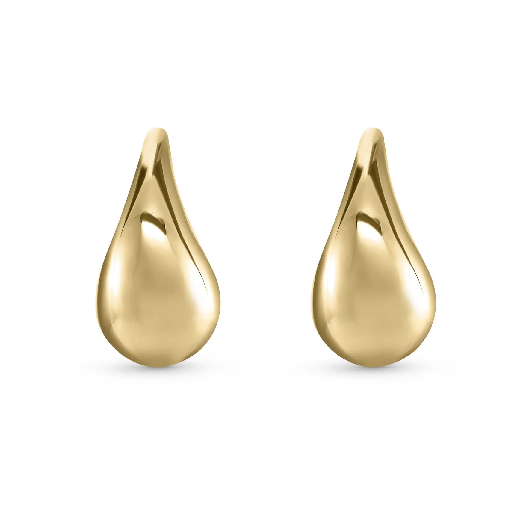 Beaverbrooks 9ct Yellow Gold Teardrop Earrings