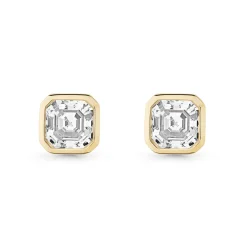 Beaverbrooks 9ct Yellow Gold Cubic Zirconia Stud Earrings