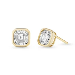 Beaverbrooks 9ct Yellow Gold Cubic Zirconia Stud Earrings