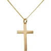 Beaverbrooks 9ct Yellow Gold Cross Pendant