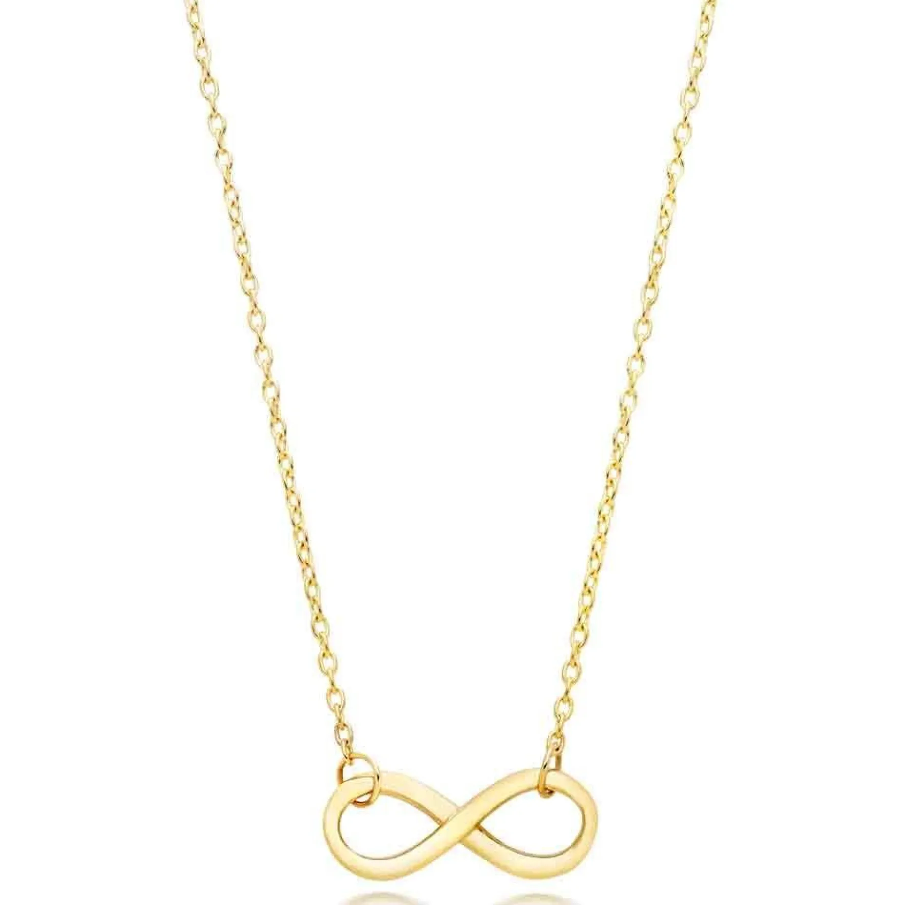 Beaverbrooks 9ct Yellow Gold Infinity Necklace