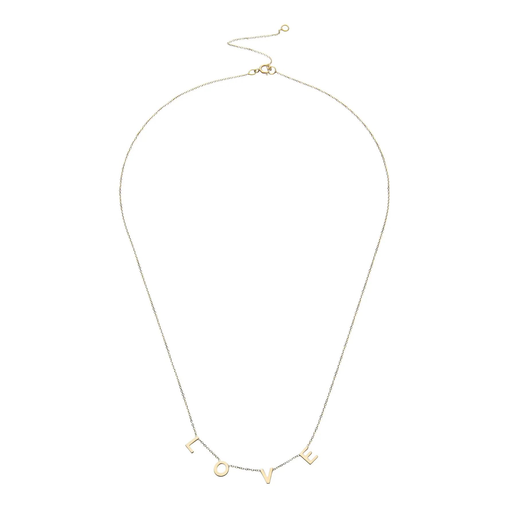 Beaverbrooks 9ct Yellow Gold Love Necklace